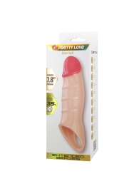 Телесная удлиняющая насадка на пенис Darnel - Baile - в Сызрани купить с доставкой