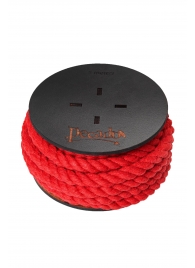 Красная веревка для шибари на катушке - 5 м. - Pecado - купить с доставкой в Сызрани