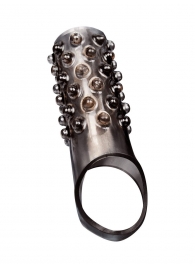 Дымчатая насадка на пенис с выпуклостями - 12 см. - Sex Expert - в Сызрани купить с доставкой