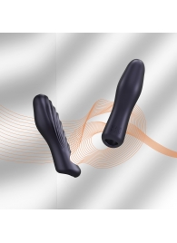 Сливовая силиконовая насадка на пенис с подхватом Manwan Ryzer - Manwan - в Сызрани купить с доставкой