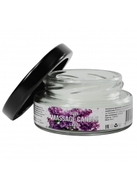 Массажная свеча «Сирень» - 50 мл. - SGAN - купить с доставкой в Сызрани