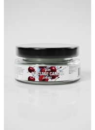 Массажная свеча «Спелая вишня» - 50 мл. - SGAN - купить с доставкой в Сызрани