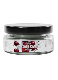 Массажная свеча «Спелая вишня» - 50 мл. - SGAN - купить с доставкой в Сызрани