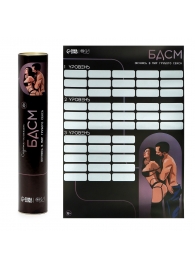 Плакат для двоих со скретч-слоем «БДСМ» - Сима-Ленд - купить с доставкой в Сызрани