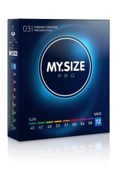 Презервативы MY.SIZE размер 72 - 3 шт. - My.Size - купить с доставкой в Сызрани