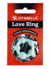 Цветное эрекционное кольцо с 5 бусинами Love Ring - Sitabella - в Сызрани купить с доставкой