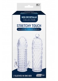 Набор из 2 прозрачных насадок на член Seductive Tickler Sleeves Set - NMC - в Сызрани купить с доставкой