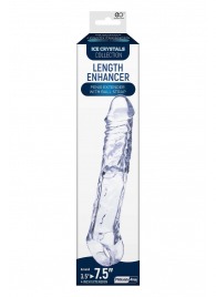 Прозрачная насадка-удлинитель Length Enhancer с подхватом - 22,3 см. - NMC - в Сызрани купить с доставкой