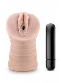 Телесный мастурбатор-вагина Ayumi с вибрацией - Blush Novelties - в Сызрани купить с доставкой