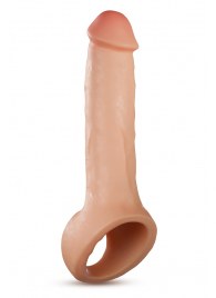 Телесная насадка-удлинитель Thrive 8.75 Inch Realistic Penis Extender Sleeve - 22,2 см. - Blush Novelties - в Сызрани купить с доставкой