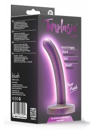 Фиолетовая насадка с гладкой поверхностью Surrender 4.75 Inch Beginner Pegging Dildo - 12 см. - Blush Novelties - купить с доставкой в Сызрани