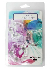 Набор из 3 эрекционных прозрачных колец - Boys of Toys - в Сызрани купить с доставкой