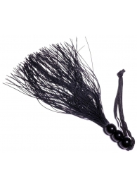 Черная силиконовая плетка - 25,4 см. - Boys of Toys - купить с доставкой в Сызрани