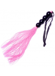 Розовая силиконовая плеть - 35,5 см. - Boys of Toys - купить с доставкой в Сызрани