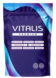 Супертонкие презервативы VITALIS Premium Super Thin - 15 шт. - Vitalis - купить с доставкой в Сызрани