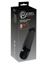 Черный вибромастурбатор с трехточечной стимуляцией Penis Trainer with 3 Point Stimulation - Orion - в Сызрани купить с доставкой