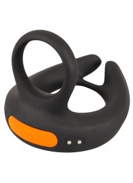 Черный вибростимулятор мошонки RC Scrotum Stimulator with Vibration - Orion - в Сызрани купить с доставкой