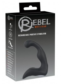 Черный перезаряжаемый стимулятор простаты с вибрацией - 14,6 см. - Orion - в Сызрани купить с доставкой