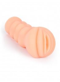 Телесный мастурбатор-вагина с эрекционными кольцами в комплекте - Sexy Girl - в Сызрани купить с доставкой