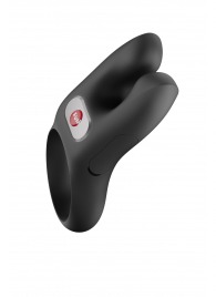 Черное эрекционное виброкольцо Nos - Fun Factory - в Сызрани купить с доставкой