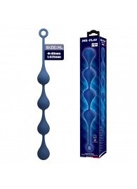 Синяя анальная цепочка - 52,4 см. - Baile