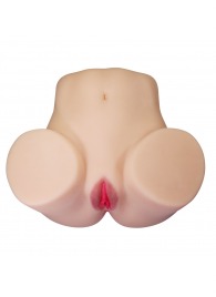 Телесный мастурбатор Julia с 2 любовными каналами - Baile - в Сызрани купить с доставкой