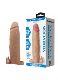 Телесная насадка на пенис Xerxes - 22 см. - Baile - в Сызрани купить с доставкой