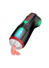 Интерактивный мастурбатор Raven с вакуумом, вибрацией и подсветкой - Shots Media BV - в Сызрани купить с доставкой