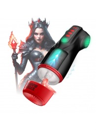 Интерактивный мастурбатор Raven с вакуумом, вибрацией и подсветкой - Shots Media BV - в Сызрани купить с доставкой