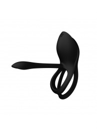 Черное эрекционное виброкольцо Bayek с пультом ДУ - Zalo - в Сызрани купить с доставкой