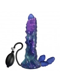 Фиолетовый яйцеродящий фаллоимитатор Duskwalker Sentinal на присоске - 22,4 см. - Baile - купить с доставкой в Сызрани