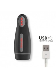 Черный автоматический мастурбатор с управлением через приложение - Oninder - в Сызрани купить с доставкой