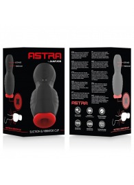 Черно-красный мастурбатор с вибрацией и всасыванием - JAMYJOB - в Сызрани купить с доставкой