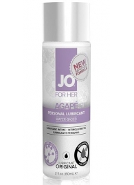 Лубрикант на водной основе для женщин JO AGAPE LUBRICANT ORIGINAL - 60 мл. - System JO - купить с доставкой в Сызрани