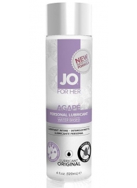 Женский лубрикант на водной основе JO AGAPE LUBRICANT ORIGINAL - 120 мл. - System JO - купить с доставкой в Сызрани