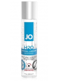 Возбуждающий лубрикант на водной основе JO Personal Lubricant H2O Warming - 30 мл. - System JO - купить с доставкой в Сызрани