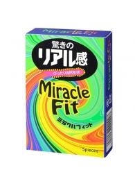 Презервативы Sagami Xtreme Miracle Fit - 5 шт. - Sagami - купить с доставкой в Сызрани