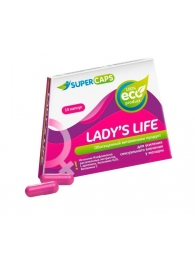 Возбуждающие капсулы Ladys Life - 14 капсул (0,35 гр.) - SuperCaps - купить с доставкой в Сызрани