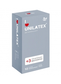 Презервативы с точками Unilatex Dotted - 12 шт. + 3 шт. в подарок - Unilatex - купить с доставкой в Сызрани