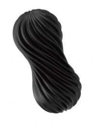 Мастурбатор FLEX Rocky Black с плотным рельефом - Tenga - в Сызрани купить с доставкой