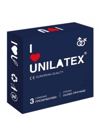 Ультрапрочные презервативы Unilatex Extra Strong - 3 шт. - Unilatex - купить с доставкой в Сызрани