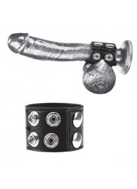 Ремень на член и мошонку 1.5  Cock Ring With Ball Strap - BlueLine - купить с доставкой в Сызрани