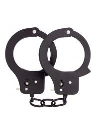 Чёрные наручники из листового металла BONDX METAL CUFFS BLACK - Dream Toys - купить с доставкой в Сызрани