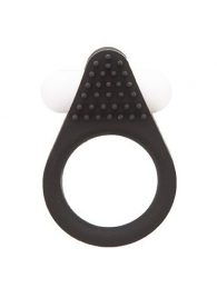 Чёрное эрекционное кольцо LIT-UP SILICONE STIMU RING 1 BLACK - Dream Toys - в Сызрани купить с доставкой