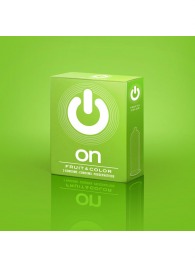 Цветные ароматизированные презервативы ON) Fruit   Color - 3 шт. - ON) - купить с доставкой в Сызрани