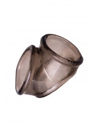 Дымчатое эрекционное кольцо с фиксацией мошонки - ToyFa - в Сызрани купить с доставкой