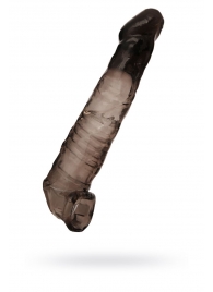 Чёрная насадка на пенис - 22,5 см. - ToyFa - в Сызрани купить с доставкой