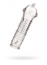 Прозрачная закрытая насадка на пенис TOYFA A-Toys - 14,7 см. - A-toys - в Сызрани купить с доставкой