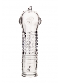 Прозрачная закрытая насадка на пенис TOYFA A-Toys - 14,7 см. - A-toys - в Сызрани купить с доставкой