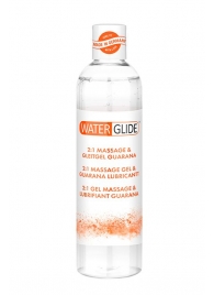 Гель-смазка 2-в-1 MASSAGE   LUBRICANT GUARANA - 300 мл. - Waterglide - купить с доставкой в Сызрани